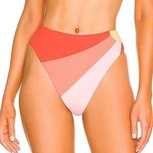 L*SPACE LUCA SUNBURST BOTTOM BITSY Bikini Bottom Women's Size XS